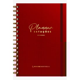 Planner Estações Vermelho | Viviane Martinello