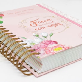 Segunda imagem do produto Planner Meu Plano com Deus | Amor | Capa Dura Espiral