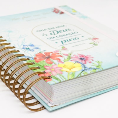 Segunda imagem do produto Planner Meu Plano com Deus | Coração Puro | Capa Dura Espiral