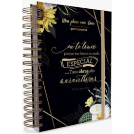 Planner Meu plano com Deus | Eu te Louvo | Capa Dura Espiral
