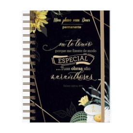 Segunda imagem do produto Planner Meu plano com Deus | Eu te Louvo | Capa Dura Espiral