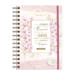 Segunda imagem do produto Planner Meu plano com Deus | Minha Herança | Capa Dura Espiral