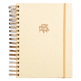 Planner Meu Plano Perfeito | Capa Dura Creme