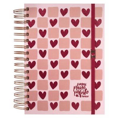 Planner Meu Plano Perfeito Florescer | Capa Dura Coração