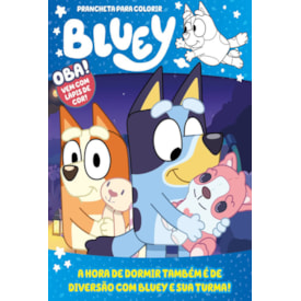 Prancheta para Colorir Bluey | A Hora de Dormir