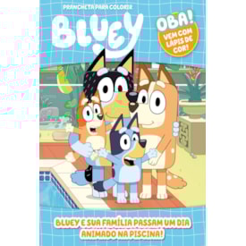 Prancheta para Colorir Bluey | Bluey e Sua Família
