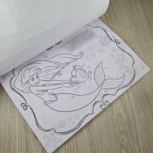 Disney Princesas Prancheta para Colorir com 1.500 Adesivos