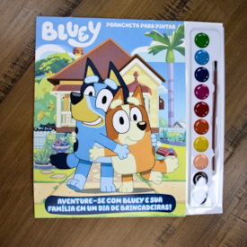 Segunda imagem do produto Prancheta para Pintar com Aquarela | Bluey