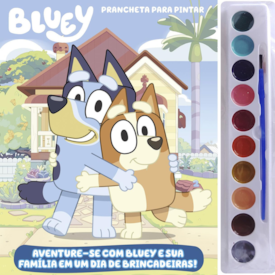 Prancheta para Pintar com Aquarela | Bluey