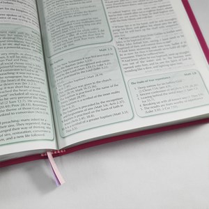 Preachers Bible | Bíblia da Pregadora em Inglês | KJV | Capa Luxo Flor