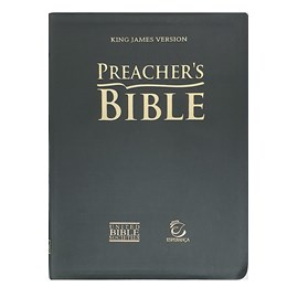 Preachers Bible | Bíblia do Pregador em Inglês | KJV | Capa Luxo Verde