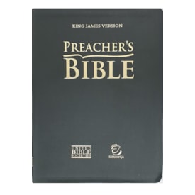 Preachers Bible | Bíblia do Pregador em Inglês | KJV | Capa Luxo Verde