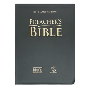 Preachers Bible | Bíblia do Pregador em Inglês | KJV | Capa Luxo Verde