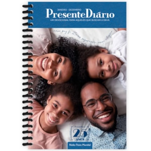Presente Diário 25 | Letra Grande | Capa Espiral Família