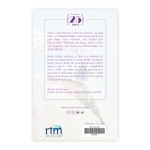 Segunda imagem do produto Presente Diário 25 | Mini | Capa Feminina