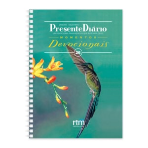 Presente Diário 26 | Letra Grande | Capa Dura Espiral Feminino 2023