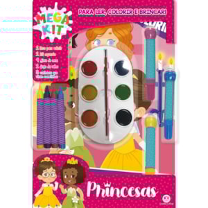 Princesas | Para Ler, Colorir e Brincar | Mega Kit