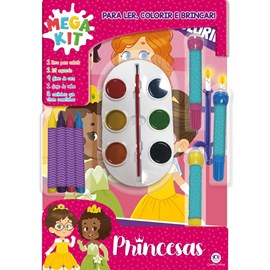 Princesas | Para Ler, Colorir e Brincar | Mega Kit
