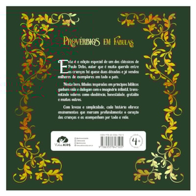 Segunda imagem do produto Provérbios em Fábulas | Paulo Debs