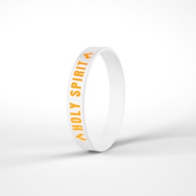 Pulseira de Silicone Branca | Holy Spirit