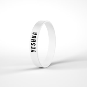 Pulseira de Silicone Branca | Yeshua