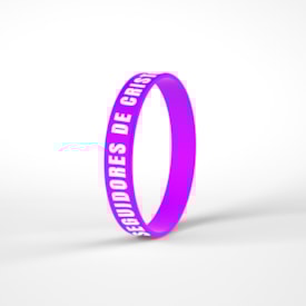 Pulseira de Silicone Lilás | Seguidores de Cristo