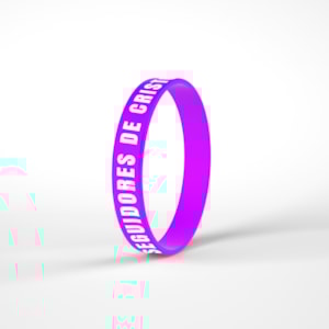 Pulseira de Silicone Lilás | Seguidores de Cristo