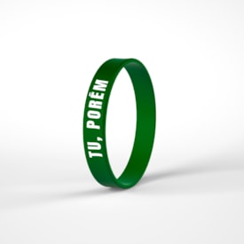 Pulseira de Silicone Verde Militar | Tú Porém