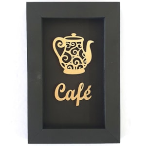 Quadro Moldura  Café | Rose