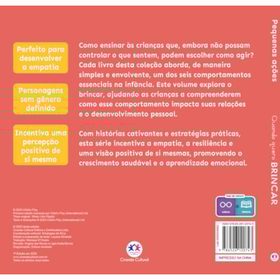 Segunda imagem do produto Quando Quero Brincar | Ciranda Cultural