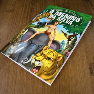 Revista em Quadrinhos 2 em 1 | O Menino da Selva e Aladin e a Lâmpada Mágica