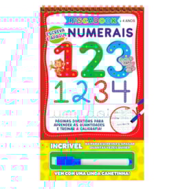Riscabook | Numerais | Escreva e Apague