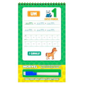 Segunda imagem do produto Riscabook | Numerais | Escreva e Apague