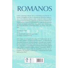 Segunda imagem do produto Romanos | O Evangelho da Justiça de Deus | Elienai Cabral