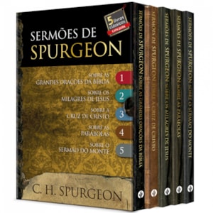 Sermões de Spurgeon | Box com 5 Livros | Capa Dura