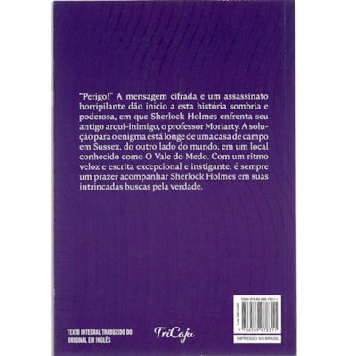 Segunda imagem do produto Sherlock Holmes | O vale do medo | Arthur Conan Doyle | Tricaju