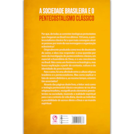 Segunda imagem do produto Sociedade Brasileira e o Pentecostalismo Clássico | Eduardo Leandro Alves