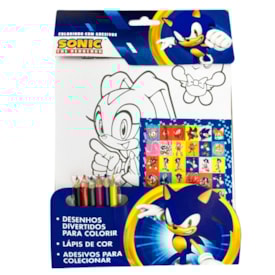 Segunda imagem do produto Sonic | Colorindo com Adesivos