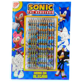 Segunda imagem do produto Sonic The Hedgehog | Hora da Alegria | Atividades e Desenhos Para Colorir