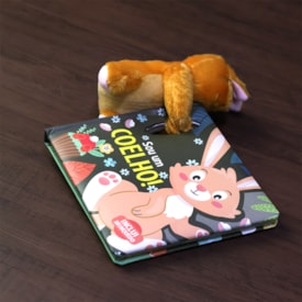 Segunda imagem do produto Sou um Coelho | Livro com Pelúcia | 1 a 4 Anos