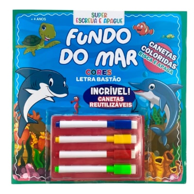 Super Escreva e Apague |  Fundo do Mar | + 4