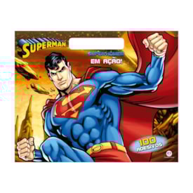 Super-Homem Em Ação | 100 Adesivos