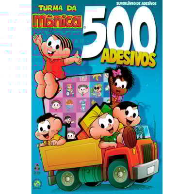 Super Livro Turma da Monica | 500 Adesivos