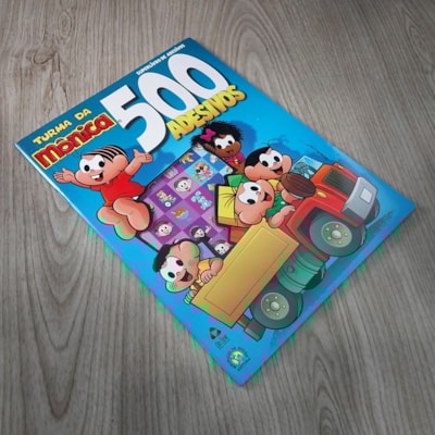 Segunda imagem do produto Super Livro Turma da Monica | 500 Adesivos