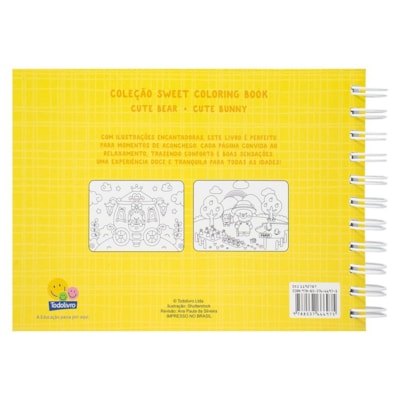 Segunda imagem do produto Sweet Coloring Book: Cute Bear | Todolivro