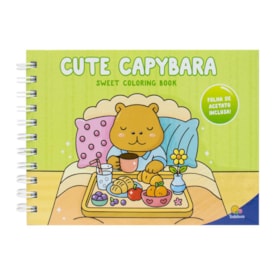 Sweet Coloring Book: Cute Capybara | Todolivro