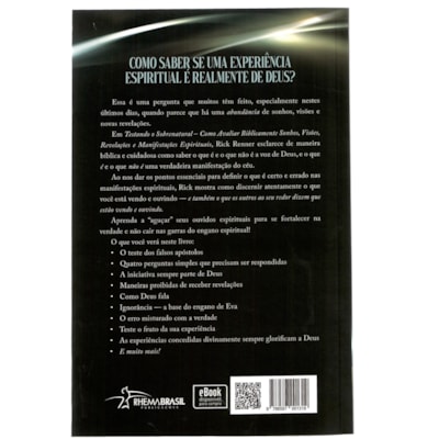 Segunda imagem do produto Testando o Sobrenatural | Rick Renner
