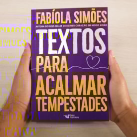 Segunda imagem do produto Textos Para Acalmar Tempestades | Fabíola Simões