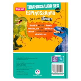 Segunda imagem do produto Tiranossauro Rex Versus Espinossauro | Pop-Up!