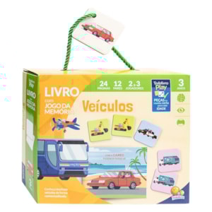 Todolivro Play Memo 3A Veículos | Todolivro